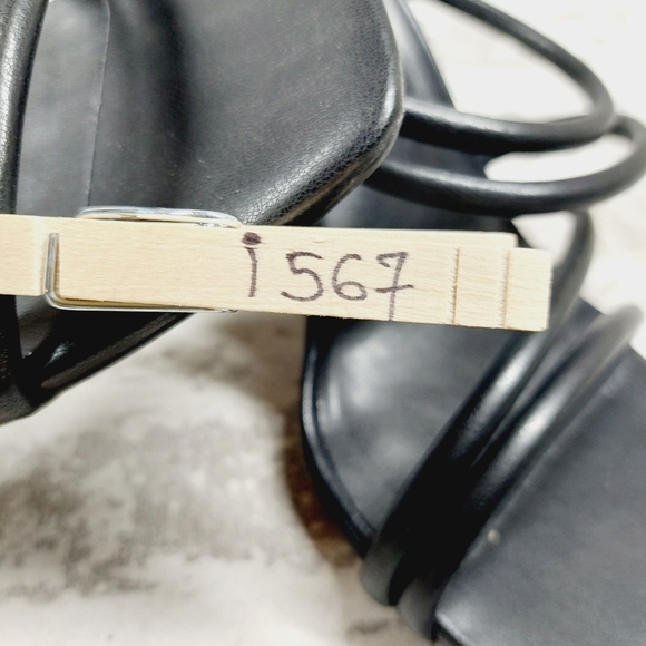 New Abound Austry Black Tubular Strappy Heeled Sandal i567 - Picture 11 of 11